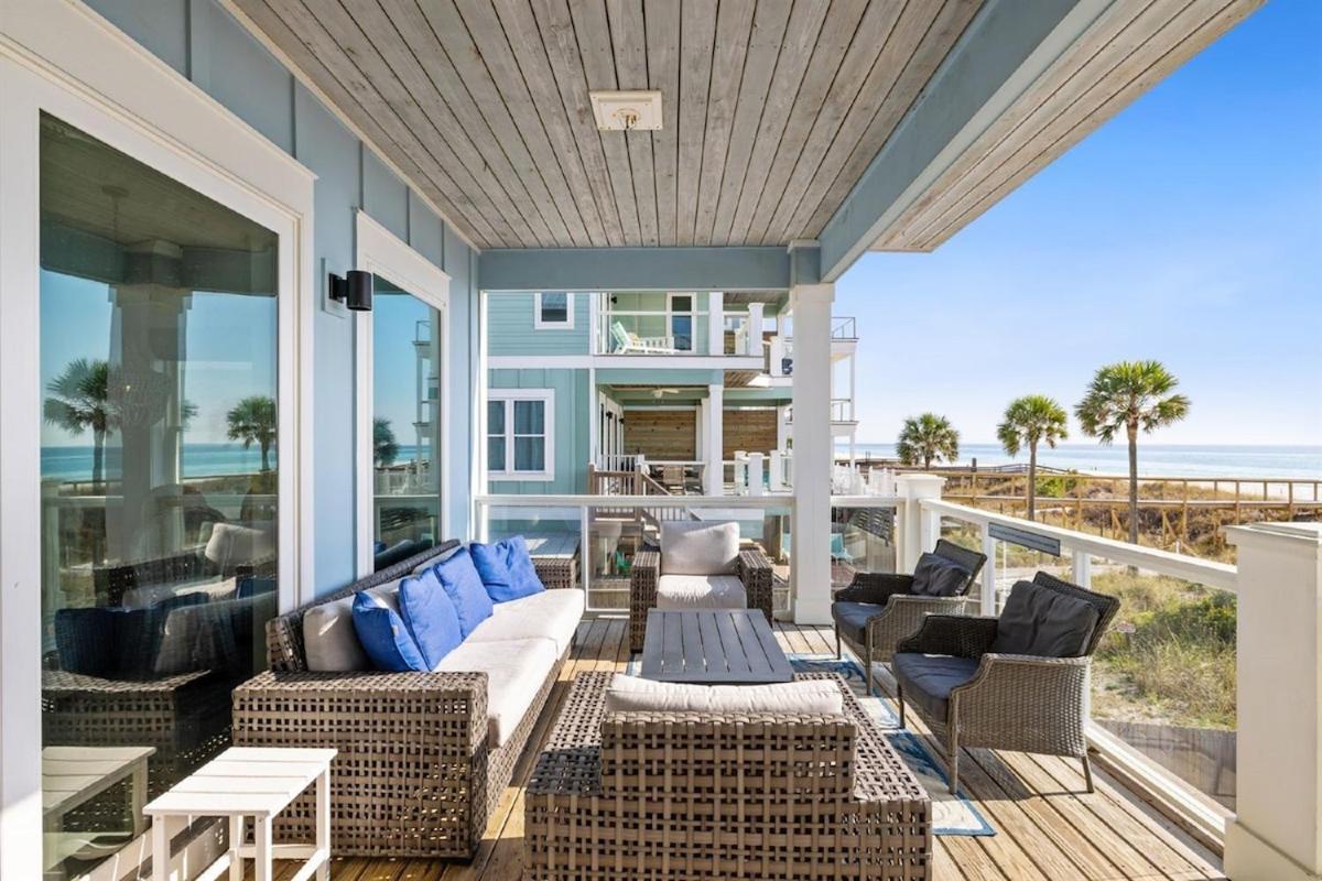 Blue Heaven On The Gulf Front Sleeps 20 6 Bedroom Heated Private Pool Panama City Beach