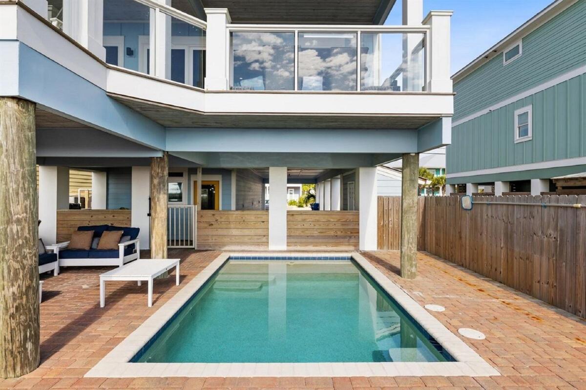 Blue Heaven On The Gulf Front Sleeps 20 6 Bedroom Heated Private Pool *